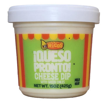 Ricos Queso Pronto Green Chile Cheese Dip - Mild