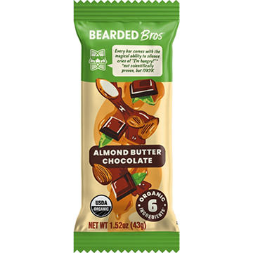 Bearded Brothers Almond Butter Chocolate Food Bar
