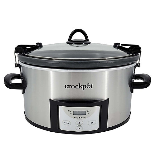 Crock-Pot Red Cook & Carry Slow Cooker Set with Warmer - Shop Cookers &  Roasters at H-E-B