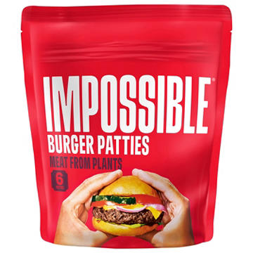Impossible Burger Patties Meat from Plants