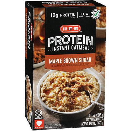 Better Oats Oat Fit Oatmeal, Instant, Maple & Brown Sugar, Oatmeal & Hot  Cereal