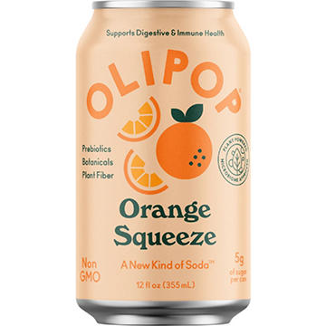 Olipop Prebiotic Soda - Orange Squeeze - Keep Chilled