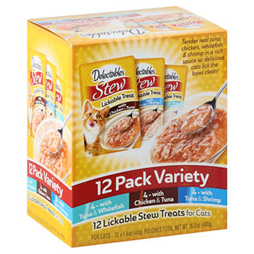 Hartz Delectables Stew Variety Pack Cat Treats
