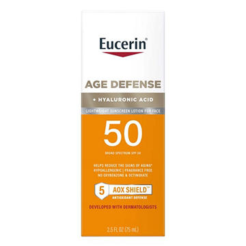 Eucerin Age Defense Light Sunscreen Lotion SPF 50