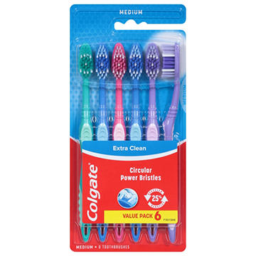 Colgate Extra Clean Toothbrushes - Medium