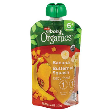 H-E-B Baby Organics Food Pouch – Banana Butternut Squash