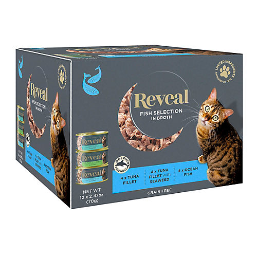 Reveal Fish Variety Pack Grain Free Wet Cat Food Shop Food at