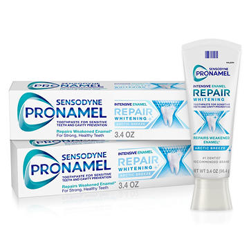 Sensodyne Pronamel Intensive Enamel Repair Toothpaste, Whitening Toothpaste for Sensitive Teeth and Cavity Prevention, Arctic Breeze