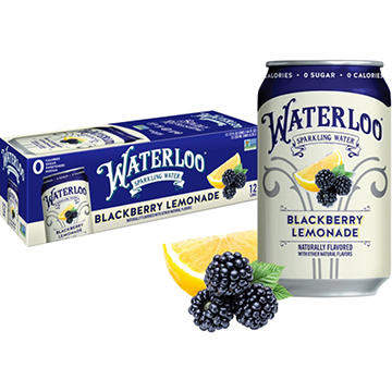 Waterloo Blackberry Lemonade Sparkling Water 12 pk Cans