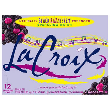 LaCroix Black Razzberry Sparkling Water 12 pk Cans