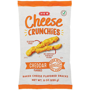 H-E-B Baked Cheese Crunchies - Cheddar