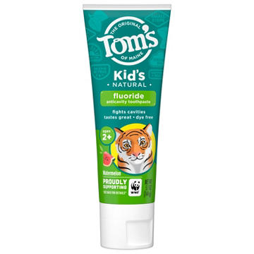 Tom's of Maine Help Save the Animals Anticavity Toothpaste Watermelon