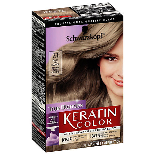 Schwarzkopf Blondes Keratin Color Dark Ash Blonde Hair Color Shop Hair Color H-E-B