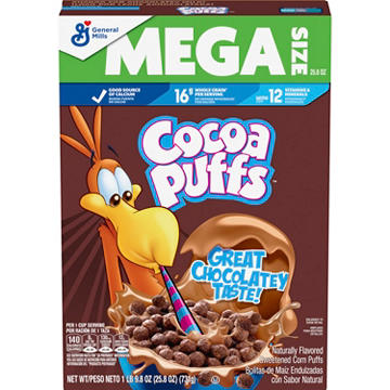 General Mills Cocoa Puffs Cereal - Mega Size