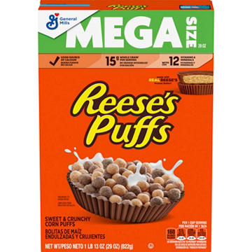 General Mills Resse's Puffs Cereal - Mega Size