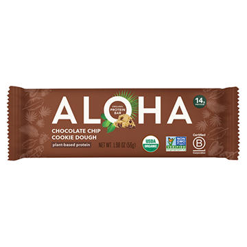 Aloha Organic 14g Protein Bar - Chocolate Chip Cookie Dough