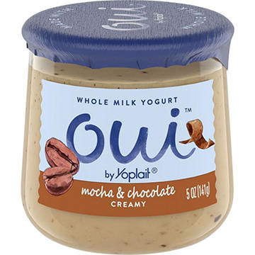 Yoplait Oui Creamy Mocha & Chocolate Whole Milk Yogurt