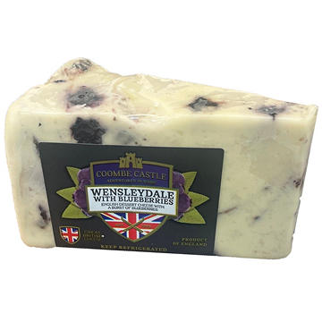 Coombe Castle Wensleydale with Blueberries Dessert Cheese