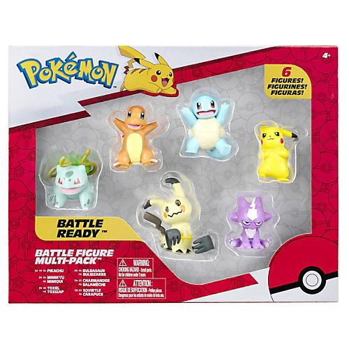 Pokémon Select Evolution 3 Pack - Features 2-Inch Pichu and Pikachu and  3-Inch Raichu Battle Figures