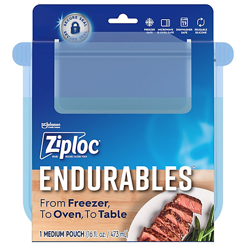 Ziploc®, Bolsa de silicona grande reutilizable, Ziploc Endurables®