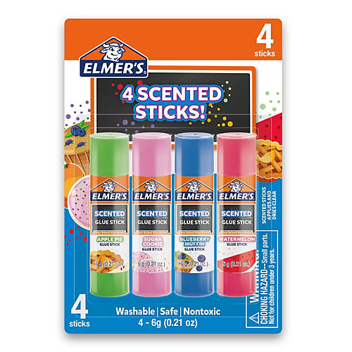 Elmer's® Washable Disappearing Purple School Glue Sticks, 0.77 Oz, Pack Of  3 Sticks - Zerbee