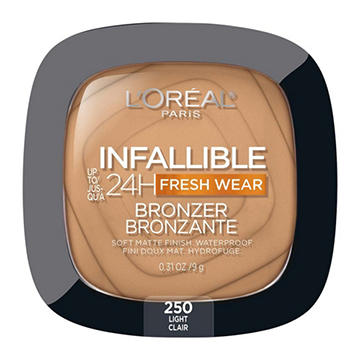L'Oréal Paris Infallible 24 Hour Fresh Wear Soft Matte Bronzer - 250 Light