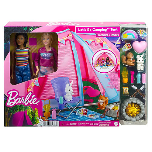 Barbie Team Stacie Camping Doll Playset 