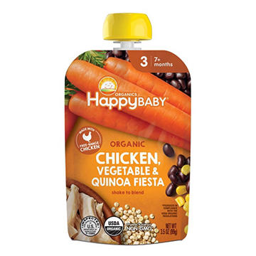 Happy Baby Organics Stage 3 Pouch - Chicken Vegetable & Quinoa Fiesta