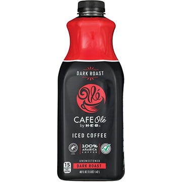 CAFE Olé by H-E-B Dark Roast Unsweetened Iced Coffee