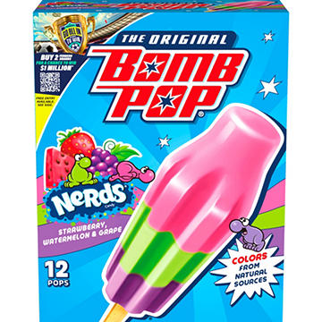 Bomb Pop Nerds Ice Pops