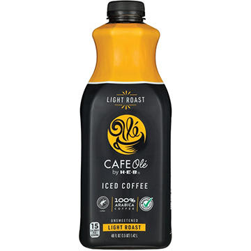 CAFE Olé by H-E-B Light Roast Unsweetened Iced Coffee