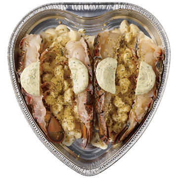 Meal Simple by H-E-B Stuffed Lobster Tails with White Cheddar Macaroni & Cheese Dinner for Two