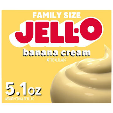Jell-O Banana Cream Instant Pudding & Pie Filling Mix