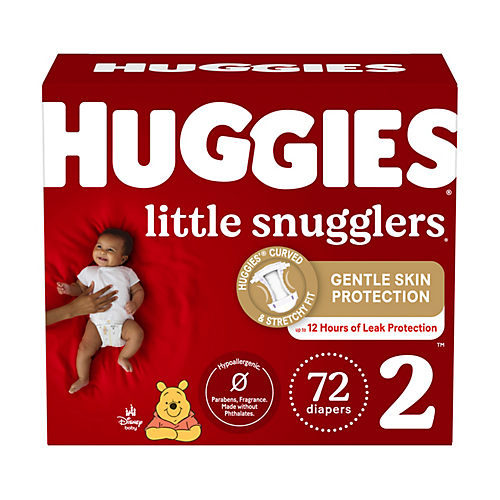 Huggies Little Snugglers Baby Diapers, 168 Ct, Size 1 (8-14 lbs)