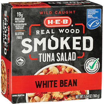 H-E-B Wild Caught Real Wood Smoked Tuna Salad - White Bean