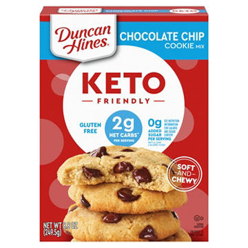 Duncan Hines Keto Friendly Chocolate Chip Cookie Mix