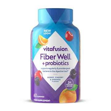 Vitafusion Fiber Well + Probiotics Gummies