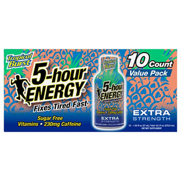 5-hour ENERGY Extra Strength Energy Shots - Tropical Burst