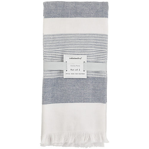 the Kitchen Shop Ribbed Cotton Terry Kitchen Towel - Gray - Shop Kitchen  Linens at H-E-B