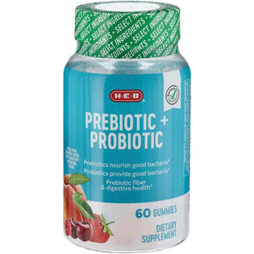 H-E-B Prebiotic + Probiotic Gummies