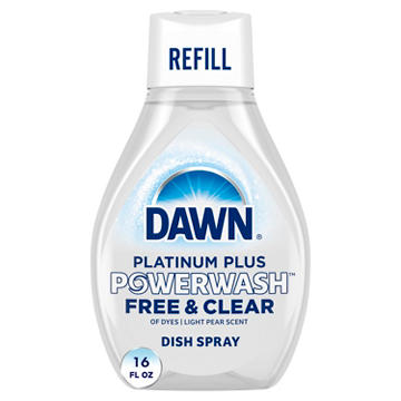 Dawn Platinum Powerwash Free & Clear Dish Spray Refill