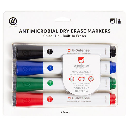 U Brands Liquid Chalk Dry Erase Markers Bullet Tip Multi Bright