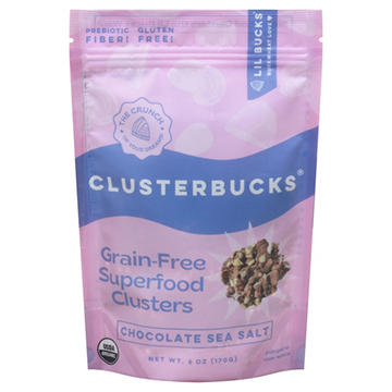 Lil Bucks Chocolate Sea Salt Grain-Free Superfood Clusterbucks