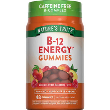 Nature's Truth B-12 Energy Gummies - Peach Raspberry