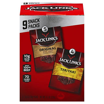 Jack Link's 10g Protein Original & Teriyaki Beef Jerky Multipack