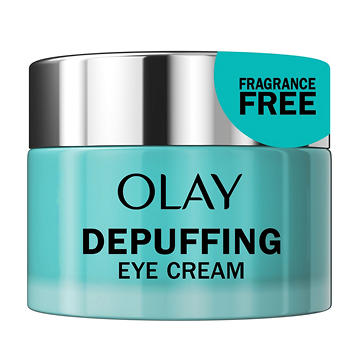 Olay DEPUFFING EYES HYALURONIC EYE CREAM, Fragrance-Free