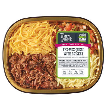 Meal Simple by H-E-B Small Tex-Mex Brisket Queso Dip