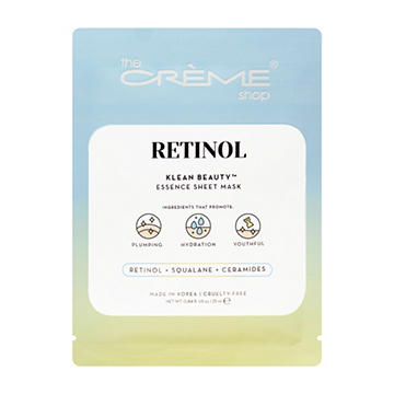 The Crème Shop Retinol Klean Beauty Essence Sheet Face Mask