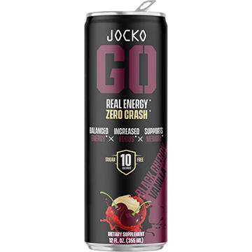 Jocko Go Sugar Free Energy Drink - Black Cherry Vanilla