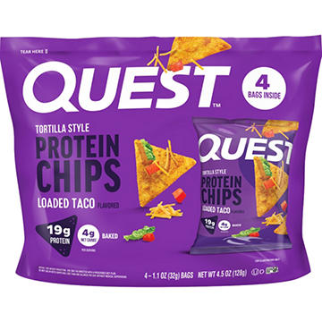 Quest Tortilla-Style 19g Protein Chips Multipack - Loaded Taco